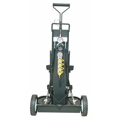 AIR SYSTEMS INTERNATIONAL Air Cylinder Cart: 2216 psi Low Pressure Cylinders/4500 psi High Pressure Cylinders - Cylinder Carts for SCBA