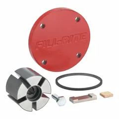 This rotor group kit includes a replacement rotor for rebuilding Fill-Rite fuel transfer pumps. It is compatible with the FR4200 series and model FR610H, restoring pump performance in fueling applications.