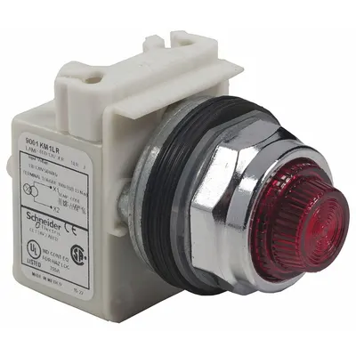 SCHNEIDER Pilot Light: 30 mm Panel Mounting Size, Green, LED - LED Pilot-Lights