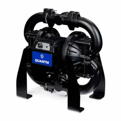 This GRACO electric diaphragm pump features an aluminum housing and a 303 stainless steel seat. It has a 2-inch NPT fluid connection and operates at 380-480V AC. Typical applications include fluid transfer in industrial processes such as chemical handling, water treatment, and paint circulation.