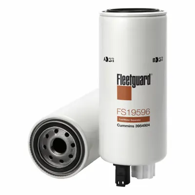 FLEETGUARD Automotive Fuel Filter: 12 3/16 in Overall Lg, 3 11/16 in Outside Dia - Spin-On Fuel/Water Separators