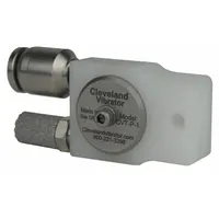 CLEVELAND VIBRATOR CO. Pneumatic Vibrator: 146.8 lbf, 6,560 vpm, 1/4 in, CVT-P, 76 dBA, Continuous (MPN CVT-P-60)