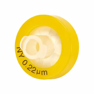 GLOBE SCIENTIFIC Syringe Filter: Non-Sterile, 0.22 um Pore Size, 10 mL Max Capacity - mL - Non-Sterile Syringe Filters