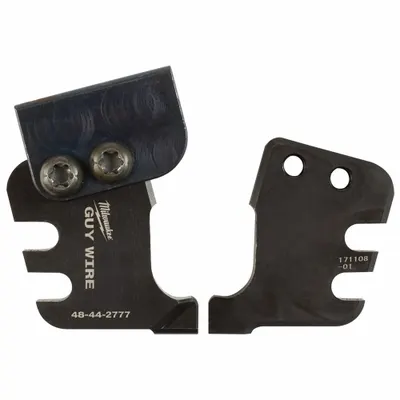 MILWAUKEE Cutter Blade: Use With EHS Guy Wire Cutting Jaw, 4/0 AWG ACSR/3/8 in - Milwaukee Replacement Jaws & Blades