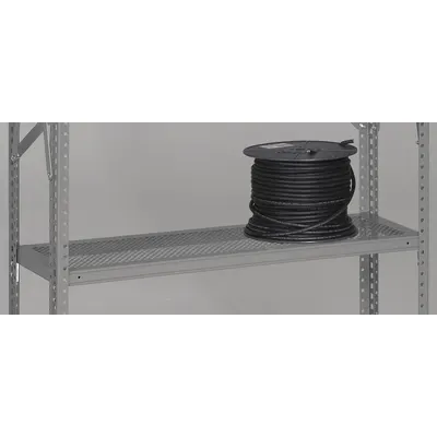 TENNSCO Shelf: 36 in Overall Wd, 18 in Overall Dp, Ventilated Shelf, 22 ga - Vented Steel Shelves for Standard Metal Shelving