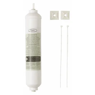 WHIRLPOOL Inline Water Filter: 5 micron - Inline Ice Machine & Refrigerator Water Filters