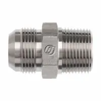 Stainless Hydraulic Adapter: 1-11-1/2/1-5/16"-12 Thread Size, 1 in x 1 in Fitting Size, Male x Male (MPN 2404-16-16-SS)