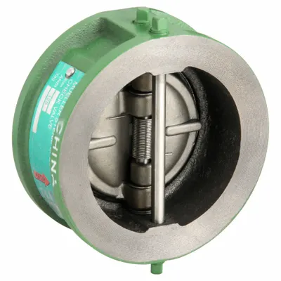 MUELLER STEAM SPECIALTY Double Disc Check Valve: Double Disc, Inline Valve Body, 3 in Pipe Size - Cast Iron Double-Door Wafer Check Valves