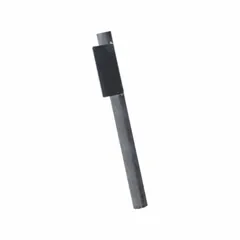 Steel downrod in silver finish, 36 inches long, for extending ceiling fan drop in rooms with high ceilings. Includes mounting hardware.