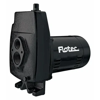 FLOTEC Convertible Well Jet Pump: Single Phase, 115/230V AC, 3/4 hp, 5.1 gpm - Convertible Well Jet Pumps