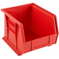 WEATHER GUARD Bin: Bin, Plastic, 8 1/4 in Overall Wd, Van Shelving, 7 in Overall Ht, Van Wall, Red (MPN 9859-7-01)