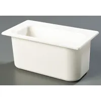 CARLISLE Food Pan: Third Size, Rectangular, 3.4 qt Capacity, NSF Certified, 12 11/16 in Overall Lg (MPN CM110202)