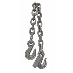 Grade-80 Single-Leg Chain Sling, 1/2 in Chain, Steel Fixed Grab Hook, 200003049