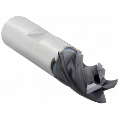 OSG Corner Chamfer End Mill: Carbide, TiAlN Coated, 4 Flute, 5/8" Mill Dia - Fast-Cutting Carbide Corner-Chamfer End Mills for Stainless Steel & Super Alloys