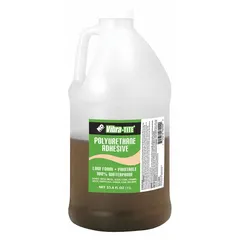 General-purpose construction adhesive for bonding wood, metal, concrete, and drywall. Suitable for paneling, trim, and subfloor installations. Supplied in a 33.8 fl oz jug with light brown color and zero VOC content.