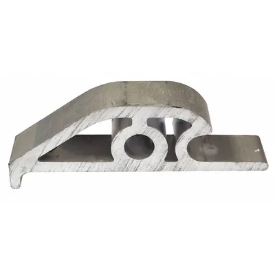 Dayton Slide Latch: Steel, Silver - Replacement Parts for Hand Trucks