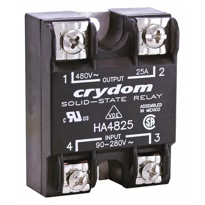 CRYDOM Solid State Relay: Surface Mounted, 25 A Max Output Current, SCR - Surface-Mounted Relays