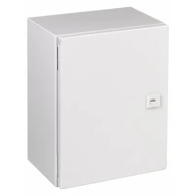RITTAL Enclosure: Steel, 15 in x 11 in x 8 in, NEMA 1/12/3R/4, Solid Cover - Steel Washdown Enclosures