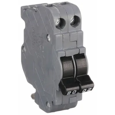 FEDERAL PACIFIC Miniature Circuit Breaker: 20 A Amps, 120/240V AC, 1 in Wd, 10kA at 120/240V AC - Federal Pacific Miniature Circuit Breakers
