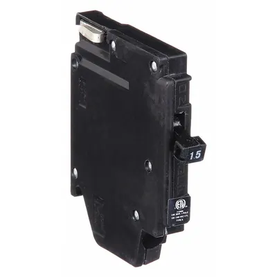 CHALLENGER Miniature Circuit Breaker: 15 A Amps, 120V AC, 0.5 in Wd, 10kA at 120V AC - Challenger Type-A Miniature Circuit Breakers