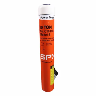POWER TEAM Hydraulic Cylinder: Single Acting, 10 ton Nominal Capacity - General Purpose Rams