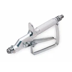 This GRACO airless spray gun is constructed of stainless steel for corrosion resistance. It features a 1/4 in NPSM air inlet and is designed for use with coatings and paints in airless spray systems. Typical applications include industrial finishing, maintenance painting, and protective coating tasks.