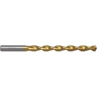 CHICAGO-LATROBE Taper Length Drill Bit: 15/32", 135° Split Point, TiN-Coated HSS, Parabolic Flute (MPN 55262)