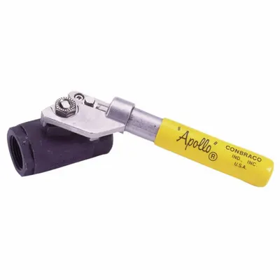 APOLLO Manual Two-Way Ball Valve: 1 1/2 in, Carbon Steel, Straight, FNPT x FNPT - Carbon Steel Ball Valves