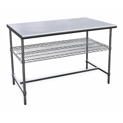 OEM Work Table: Fixed Ht - Stainless-Steel-Top Worktables