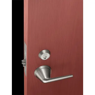 CORBIN RUSSWIN Door Lockset: Classroom Security Lever Locksets, Stainless Steel, ADA Compliant