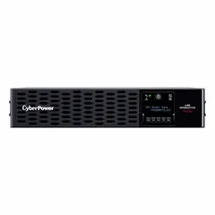 Single-phase line interactive UPS with 1500 VA power rating. Accepts 100-125V AC input via 5-15P plug. Provides battery backup and automatic voltage regulation for connected equipment during power disturbances.