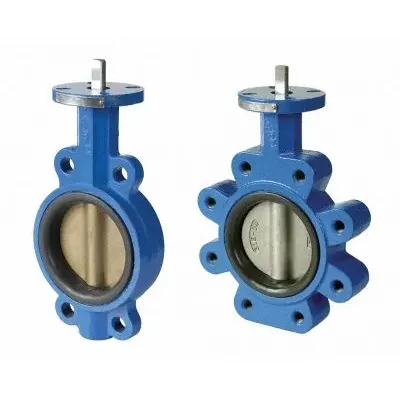 ABZ VALVES Butterfly Valves: 2 1/2 in Pipe Size, 250 psi Max. Pressure (CWP), Wafer - Ductile Iron General-Service Butterfly Valves