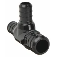 ZURN Barbed Tee: Polymer, Crimp, 3/4 in ID, 1/2 in ID, 1/2 in ID (MPN QQPT433X)