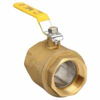 APOLLO Manual Two-Way Ball Valve: 3 in, Brass, Straight, FNPT x FNPT, 400 psi Max. Pressure (CWP) (MPN 94A10001)