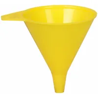 Spout Funnel: Polyethylene, 8 fl oz Fluid Capacity, 3 1/2 in Overall Dia, 4 1/4 in Overall Ht (MPN 32833)