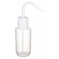 APPROVED VENDOR Wash Bottle: 250 mL, No Imprinting, Colorless, Wide, Std Spout Spout, White (MPN 6FAV0)