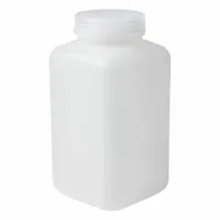 APPROVED VENDOR Reagent Bottle: 1 L, 32 fl oz, HDPE, Colorless, 61.5 mm Screw Closure Size, Square (MPN 33604)