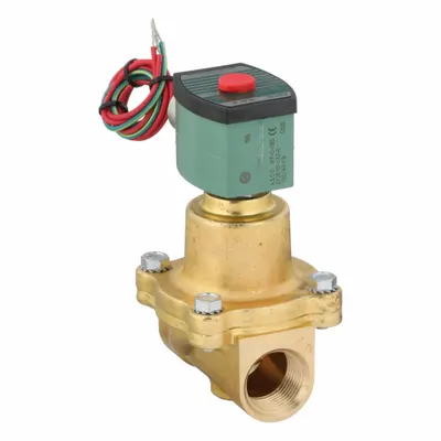 REDHAT Solenoid Valve: 2-Way, Normally Closed, 1 in Pipe Size, 120V AC, Watertight - 2-Way/2-Position, Normally Closed Solenoid Valves