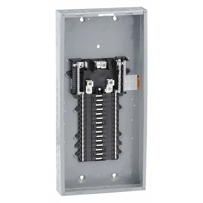 SQUARE D Load Center: 200 A Amps, 120/240V AC, 30 Spaces, 65kA, 10 Max. No. of Tandem Breakers - Square D QO - Main Lug, Convertible, Plug-On Neutral Load Centers