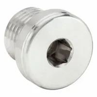 Plug: Plug, 316 Stainless Steel, 10 mm x 1 in, Male Threaded x Female, 9,100 psi (MPN VSTI10X1OR71)