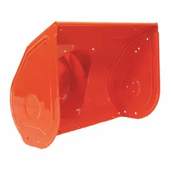This blower housing is a replacement component for Ariens snow blowers, designed to direct snow into the impeller and out the discharge chute. It is compatible with Ariens model 921017, serving as a direct-fit part for maintenance or repair.