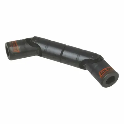 LOVEJOY Universal Joint: Carbon Steel, DD-1, Solid, 3 1/2 in Overall Lg, 3/8 in Outside Dia - General Purpose Universal Joints for Machining