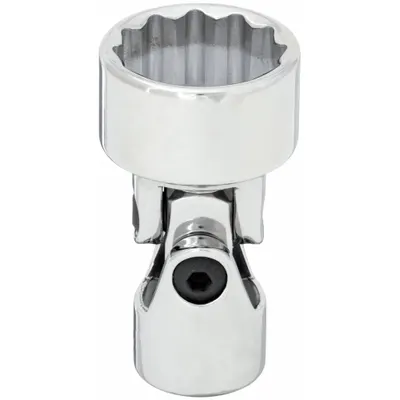 WESTWARD Socket: SAE, 3/8 in Drive Size, 11/32 in Socket Size, 12-Point, Std, Chrome - 3/8" Drive Hand Sockets