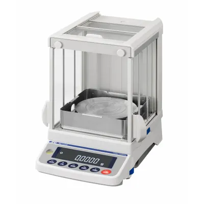 A&D WEIGHING Lab Scale: 1,100 g Capacity, 0.0001 g Readability, 0.00035 g Repeatability - Analytical Lab Balances