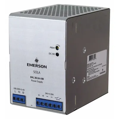 SOLAHD DC Power Supply: DIN Rail, 480 W Output Power - Rated, 20 A Current - Output - DIN Rail Mount DC Power Supplies