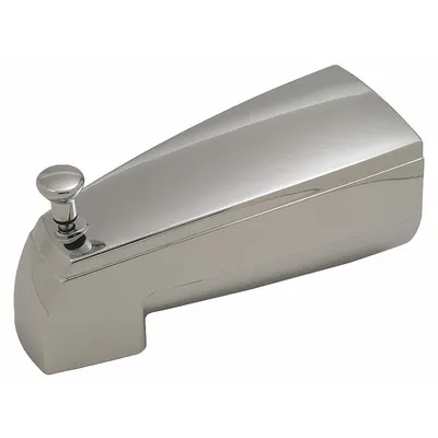 Delta Tub Spout Pull-Up Diverter: 1/2 in Connection Size, IPS Connection - Bathtub Spouts with Pull-Up Diverters