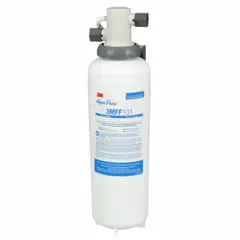 This water filtration system uses a pleated membrane filter media with a 0.2 micron rating to reduce chlorine odor. It has a service life of 6,000 gallons. Suitable for use in plumbing fixtures in residential or commercial settings to improve water taste and clarity.