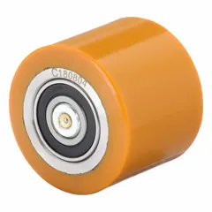 This roller kit is a replacement accessory for stackers, designed to restore or maintain roller function. It is compatible with stacker models 21XU83 and 21XU84. The kit includes rollers and mounting hardware for installation.