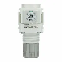 SMC Regulator: Die-Cast Aluminum, 1/2 in NPT, 7.251887 psi to 123.2821 psi, 1 MPa Max Op Pressure (MPN AR40-N04E-Z-D)