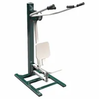 TRIACTIVE USA Seated Lat Pull: Beige/Green, Outdoor (MPN SPDN)